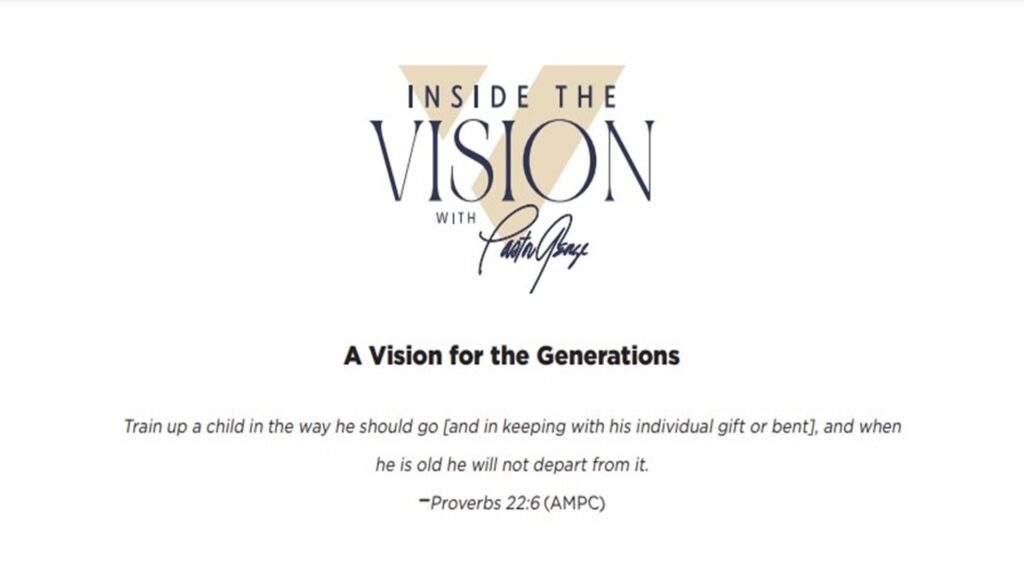 A Vision for the Generations