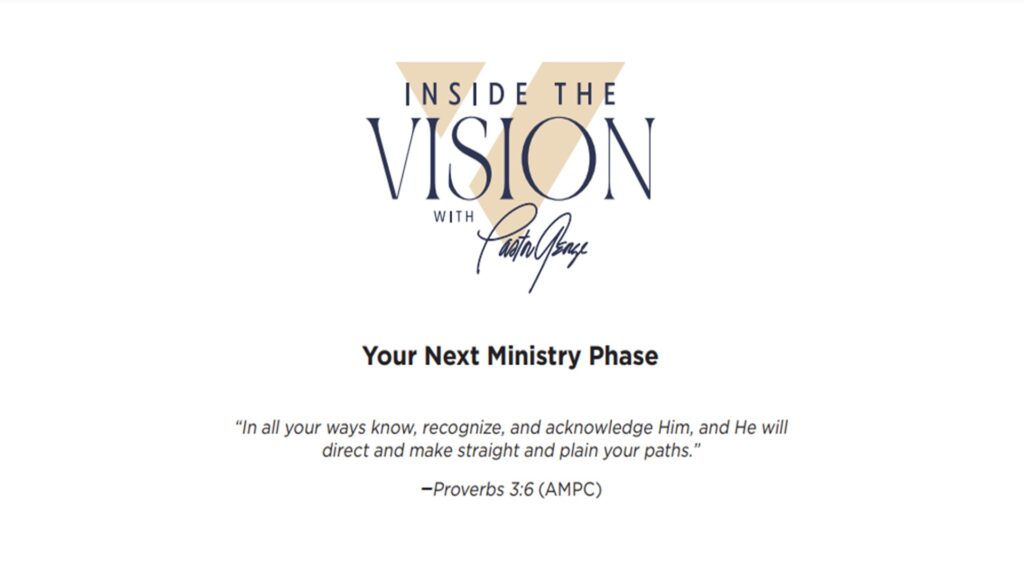 Bonus PDF: Your Next Ministry Phase