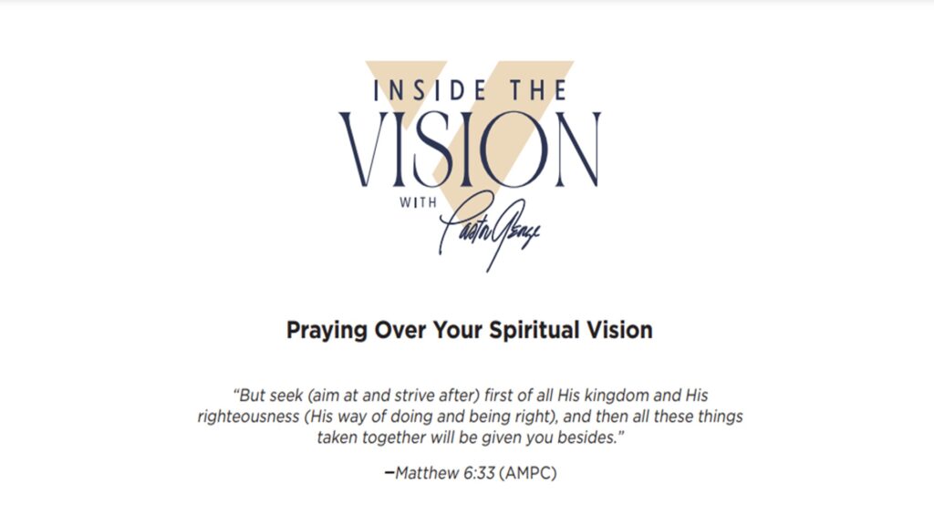 Bonus PDF: Praying Over Your Spiritual Vision