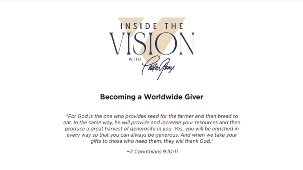 Bonus PDF: Becoming a Worldwide Giver